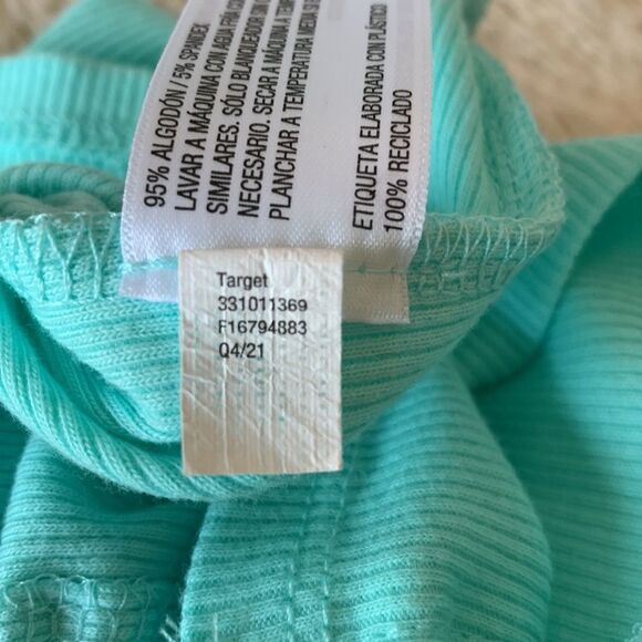 Wild fable light blue open back crop top - Picture 11 of 16